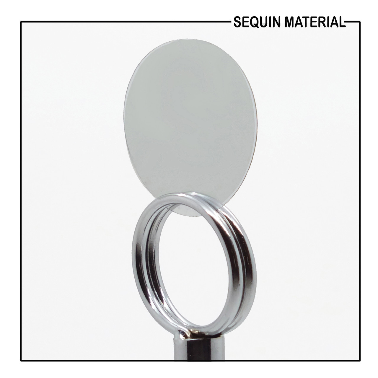 SequinsUSA Black Silver Grid Check Squares Metallic Print Sequin Material RL412