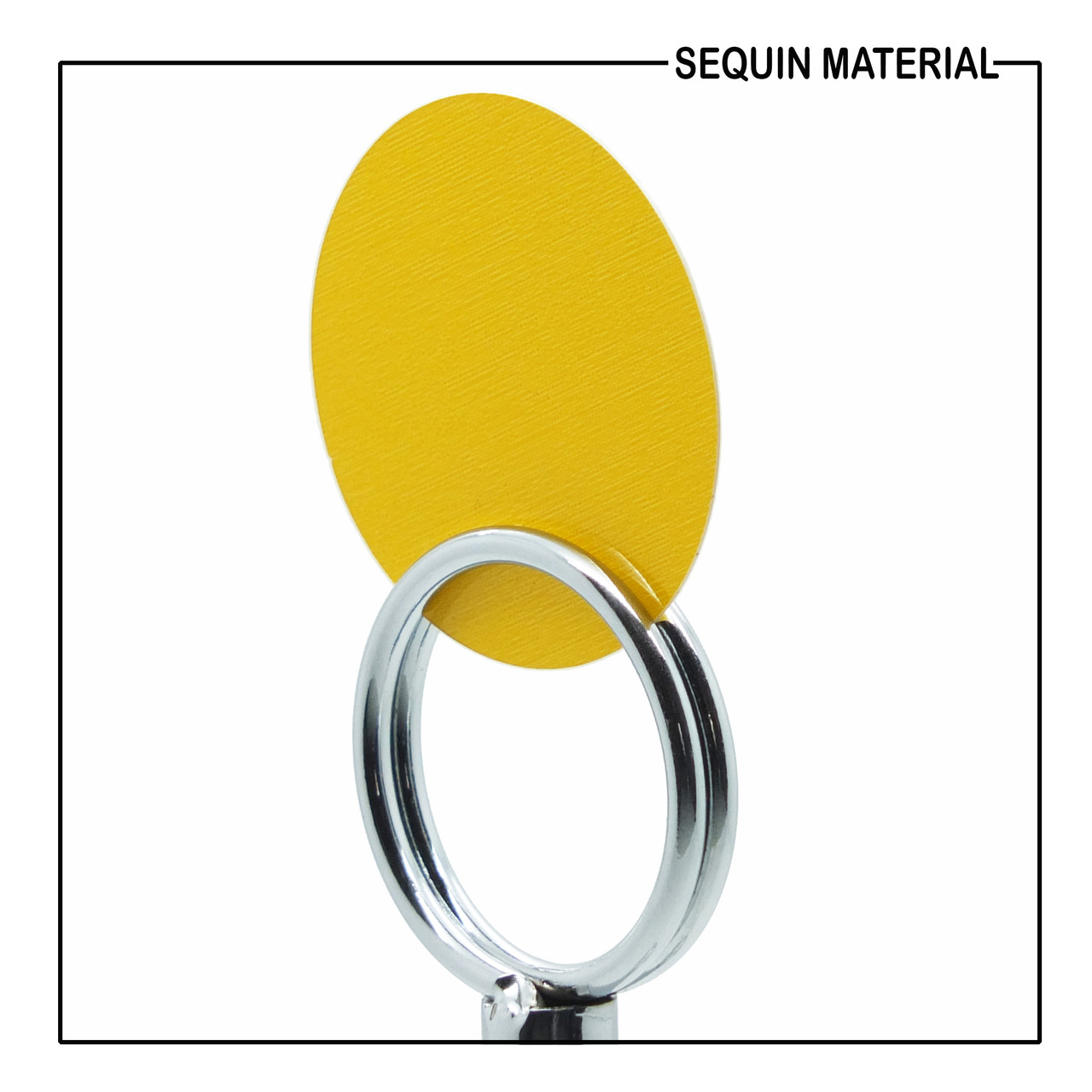 SequinsUSA Yellow Opaque Glossy High Shine Sequin Material Film RL774