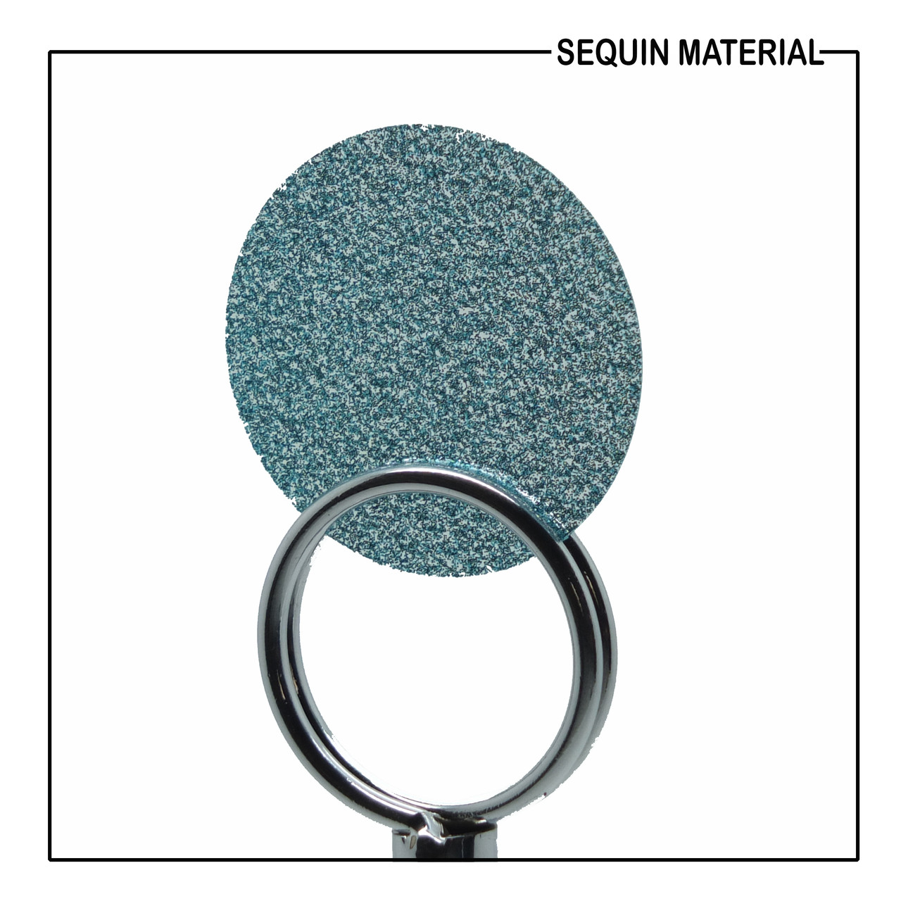 SequinsUSA Turquoise Blue Sparkle Glitter Texture Sequin Material Film RL467