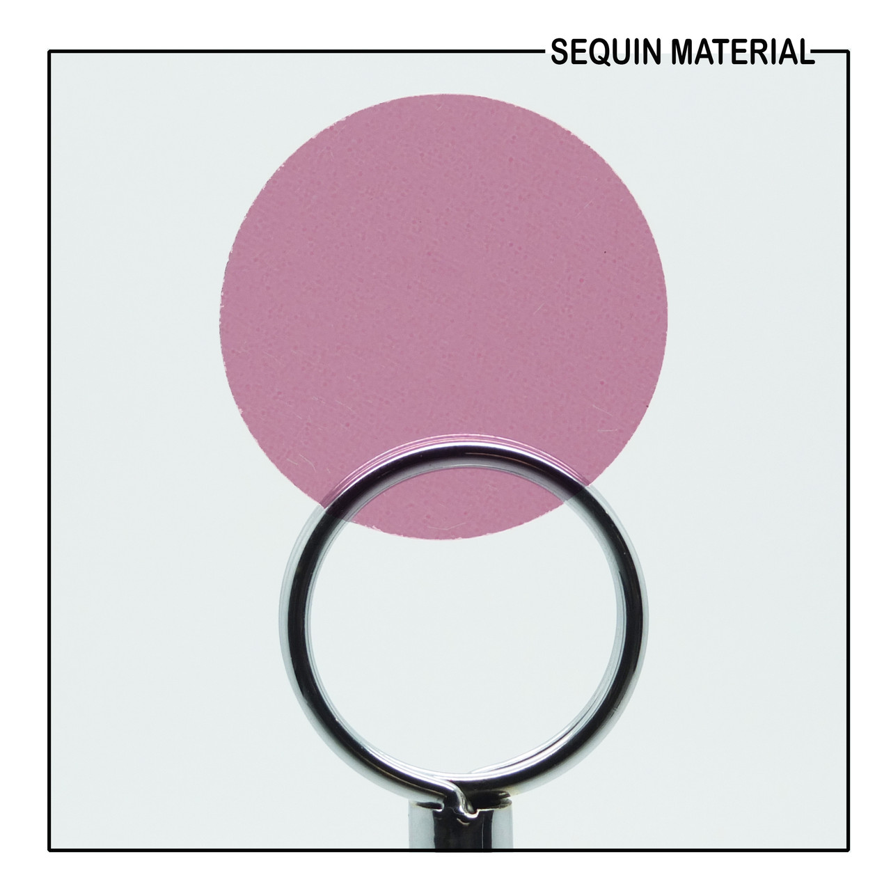 SequinsUSA Rose Pink Transparent Glossy See-Thru Sequin Material Film RL482