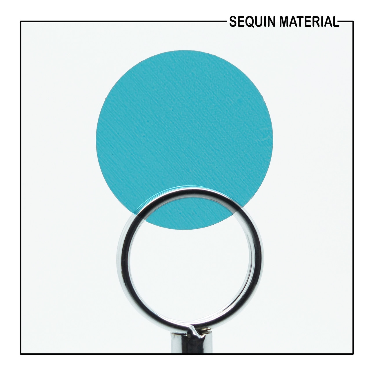 SequinsUSA Aqua Blue Transparent Glossy See-Thru Sequin Material Film RL504
