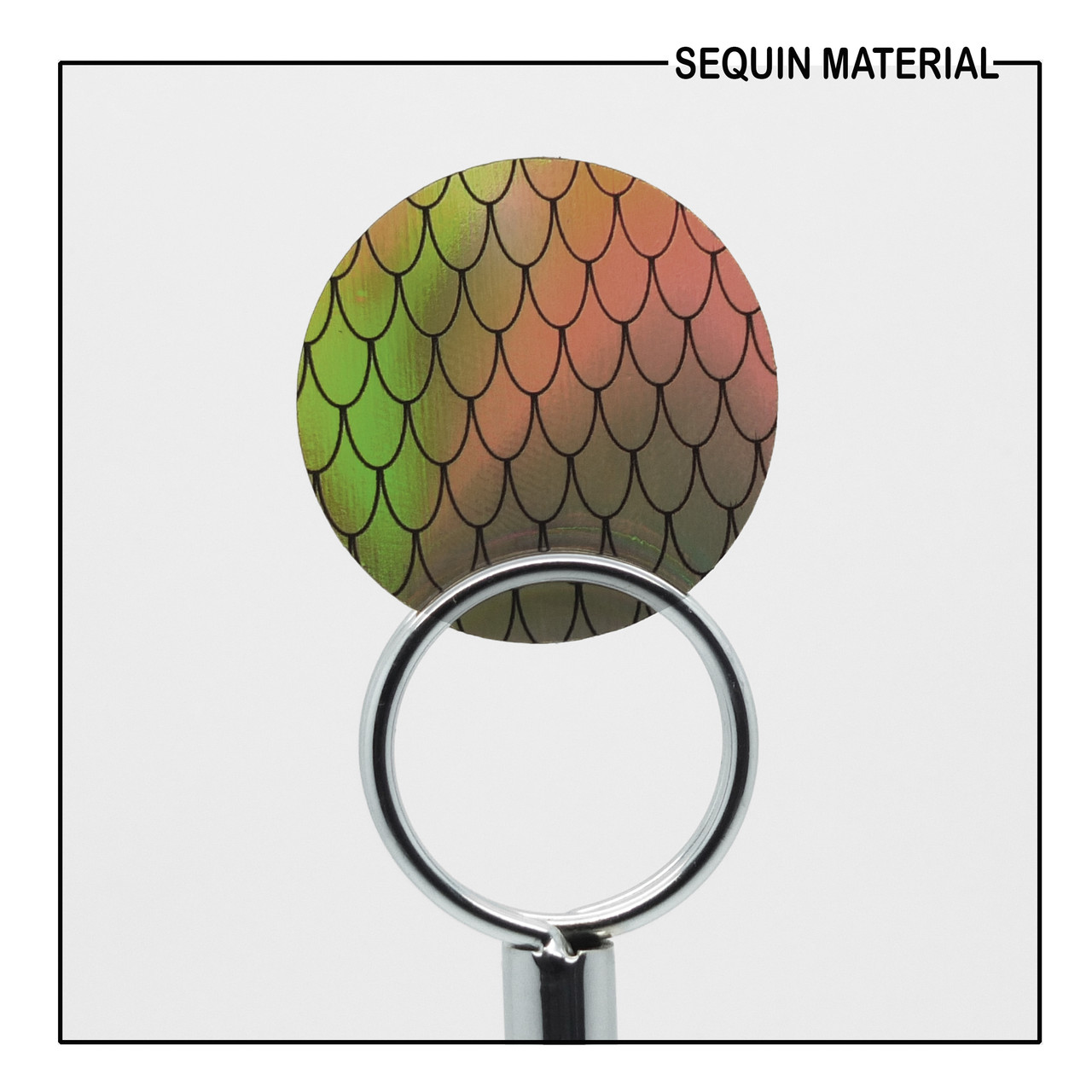 SequinsUSA Black Gold Fish Scale Skin Effect  Print Lazersheen Reflective Metallic Sequin Material RL519