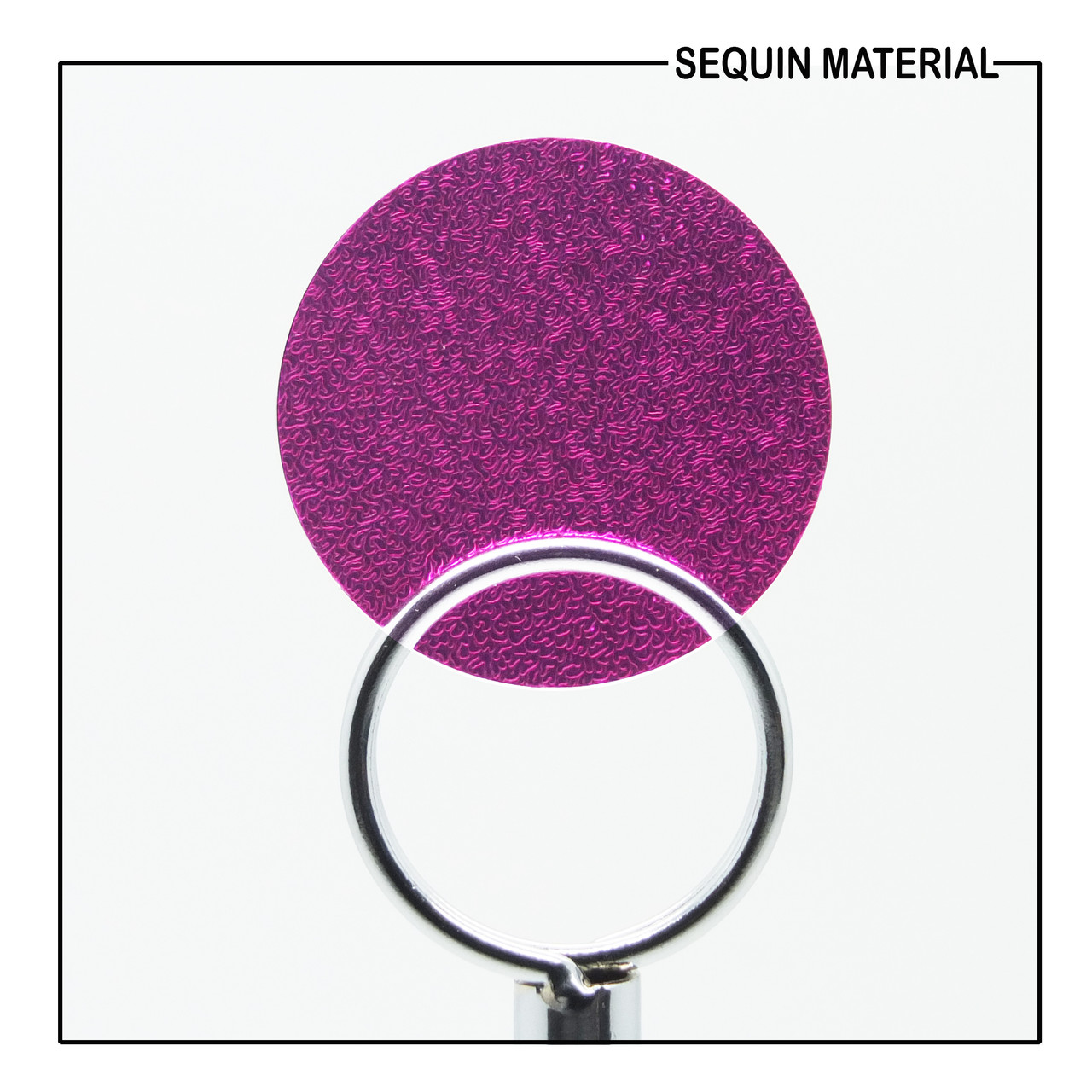 SequinsUSA Magenta Pink Metallic Embossed Texture Sequin Material RL531