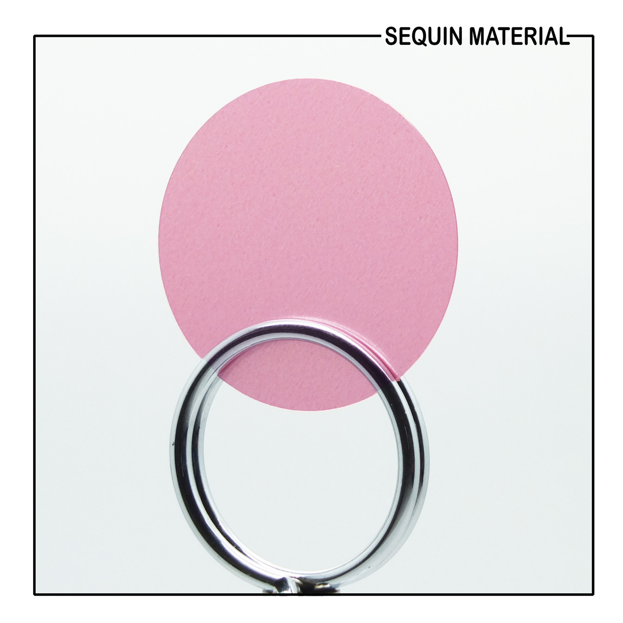 SequinsUSA Dolly Pink Opaque Satin Matte Sequin Material RL586