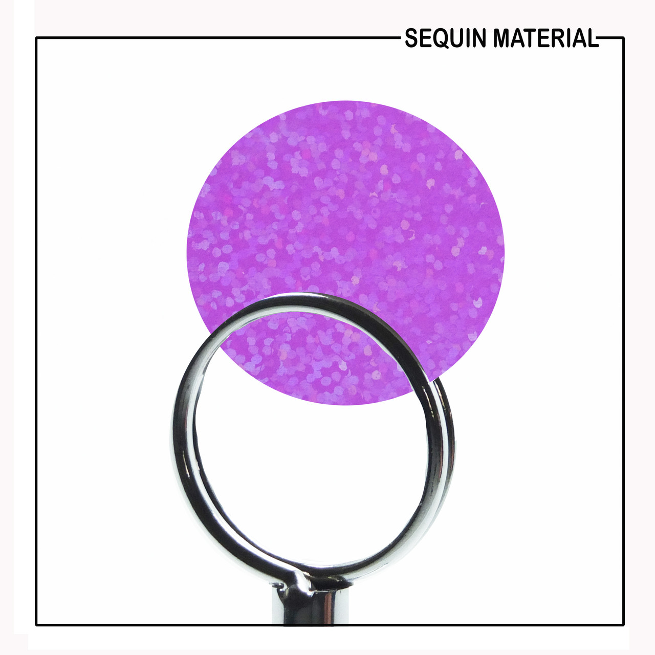 SequinsUSA Amethyst Purple Transparent Hologram Glitter Sparkle Sequin Material RL620