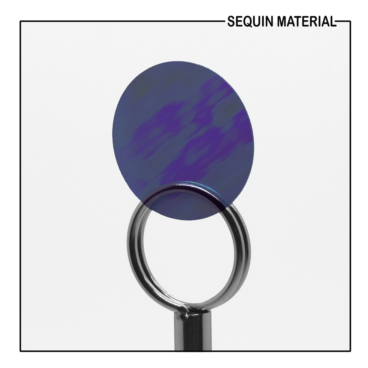 SequinsUSA Royal Purple Crystallina Luster Mirror Shiny Iridescent Sequin Material RL697