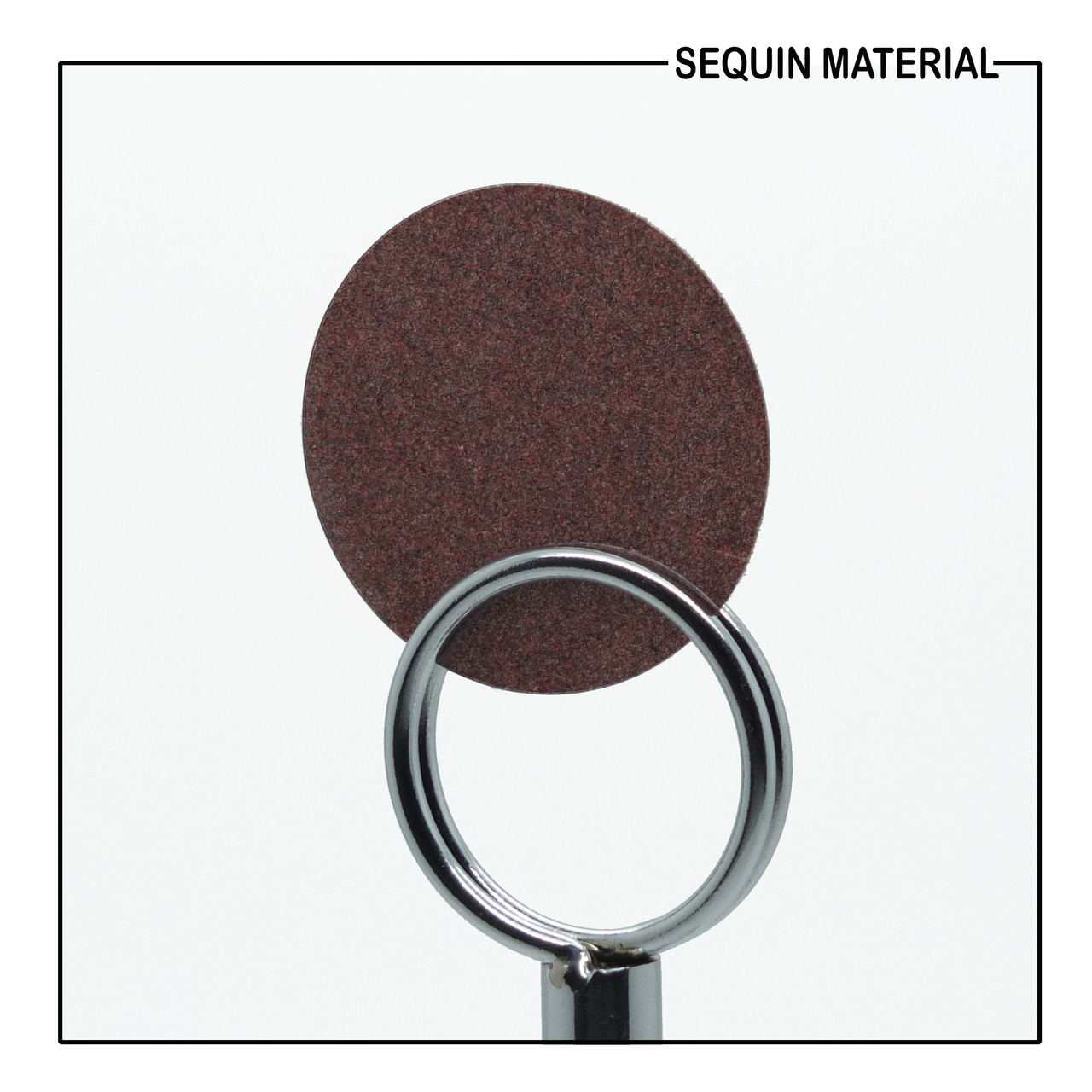 SequinsUSA Chocolate Brown Velvet Velour Flocked Fuzzy Sequin Material  RL729