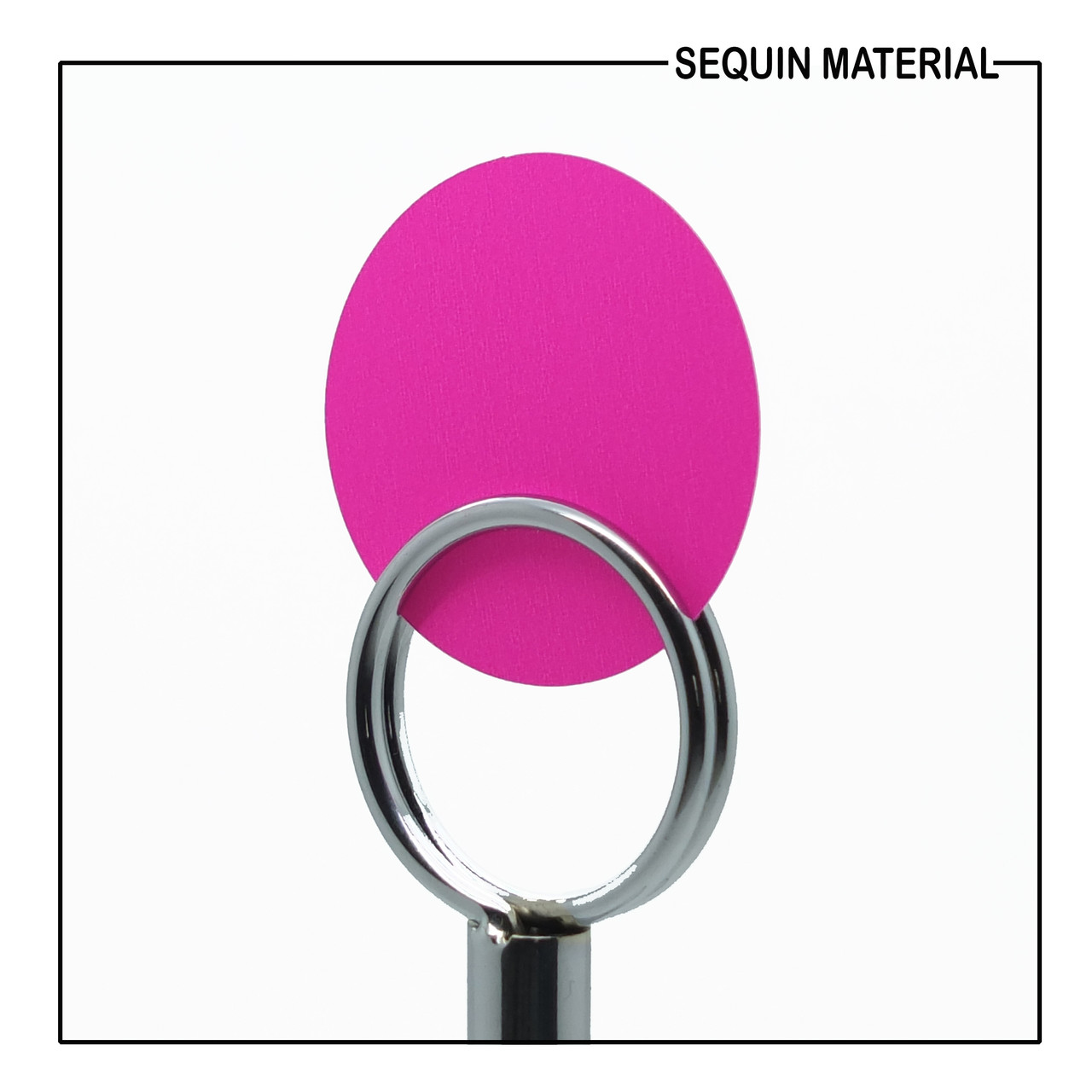 SequinsUSA Magenta Pink Neon Opaque Sequin Material RL868