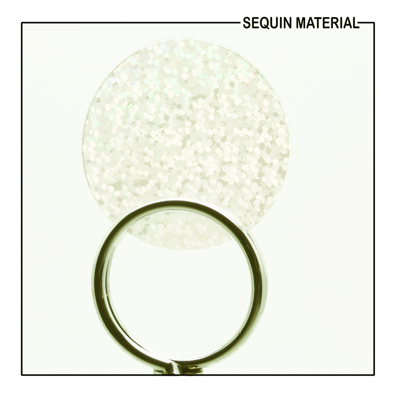 SequinsUSA Crystal Hologram Glitter Sparkle Sequin Material RL954