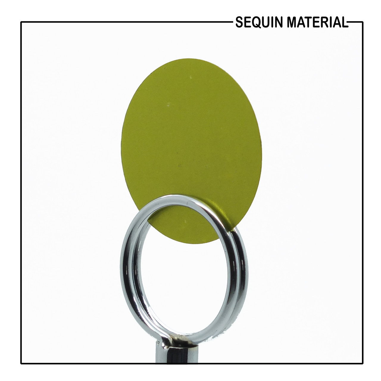 SequinsUSA Lime Green Matte Satin Metallic Sequin Film RL447
