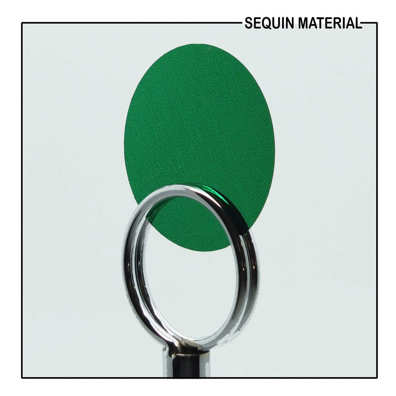 SequinsUSA Green Shiny Metallic Sequin Material Sequin Material RK007