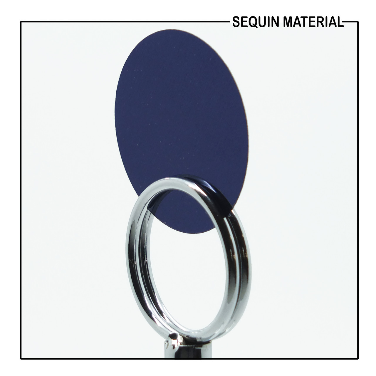 SequinsUSA Navy Blue Shiny Metallic Sequin Material RK018