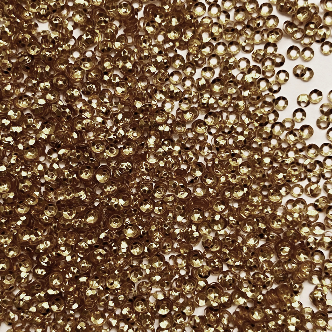 3mm Cup Sequins Rose Gold Shiny Metallic