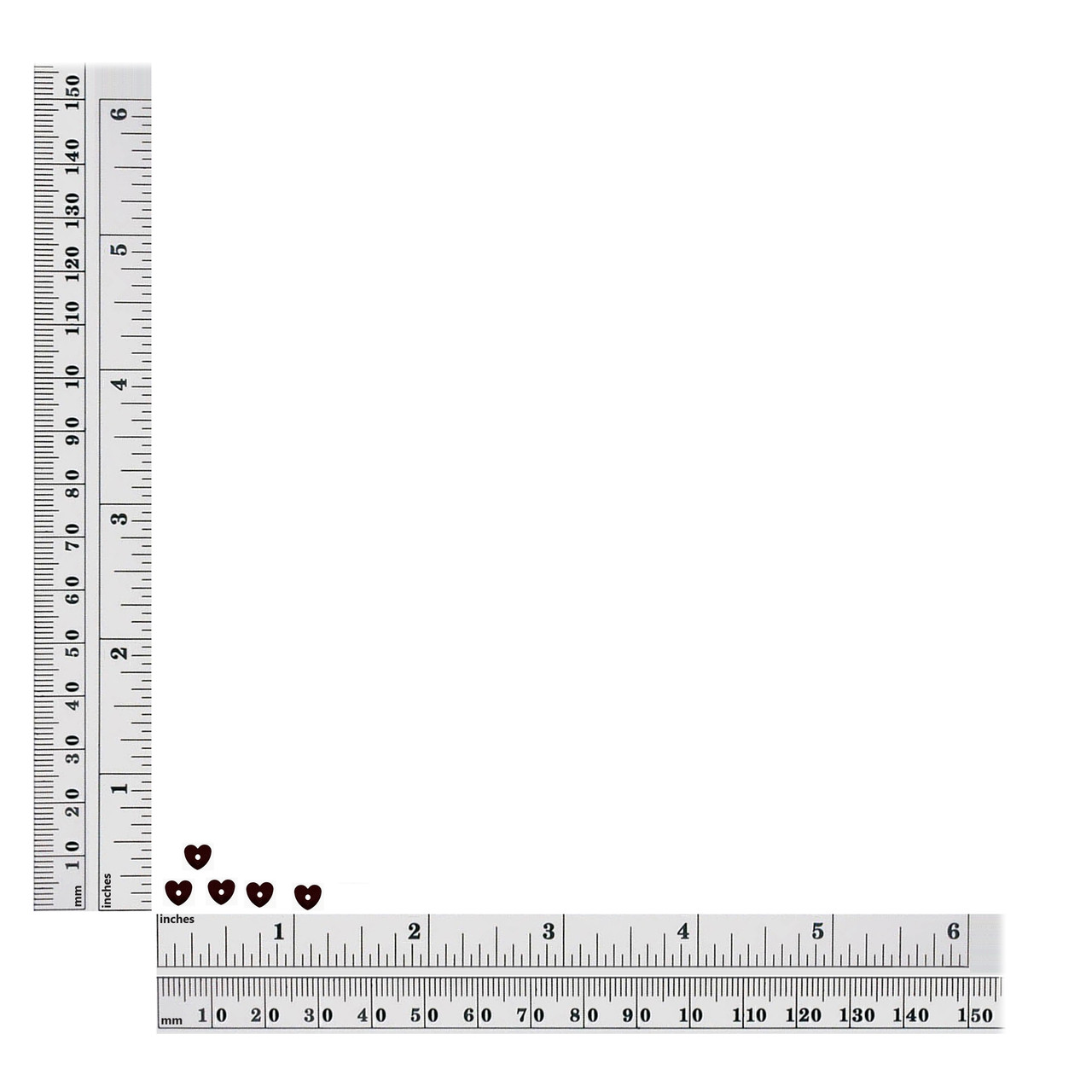 5mm Heart Sequin Size Chart