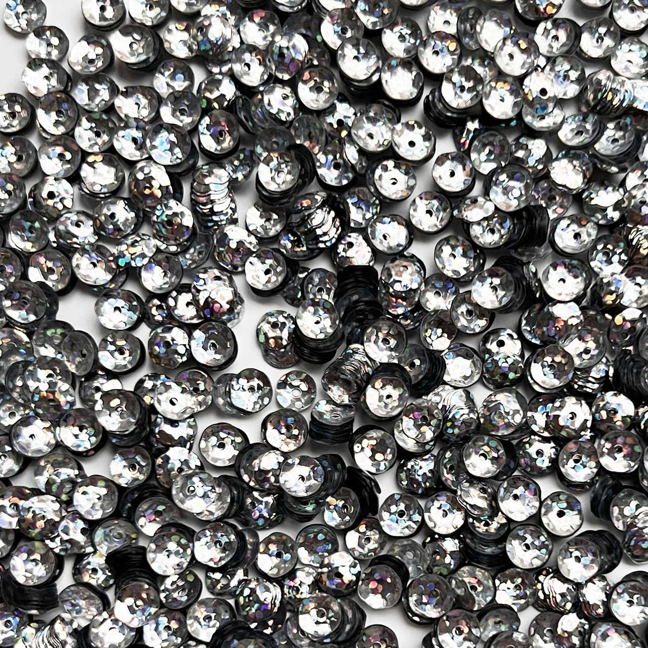 Cup Sequin 6mm Loose Metallic Midnight Blue Iris Rainbow Made in USA Cup Sequin 6mm Loose Metallic Midnight Blue Iris Rainbow Made in USA