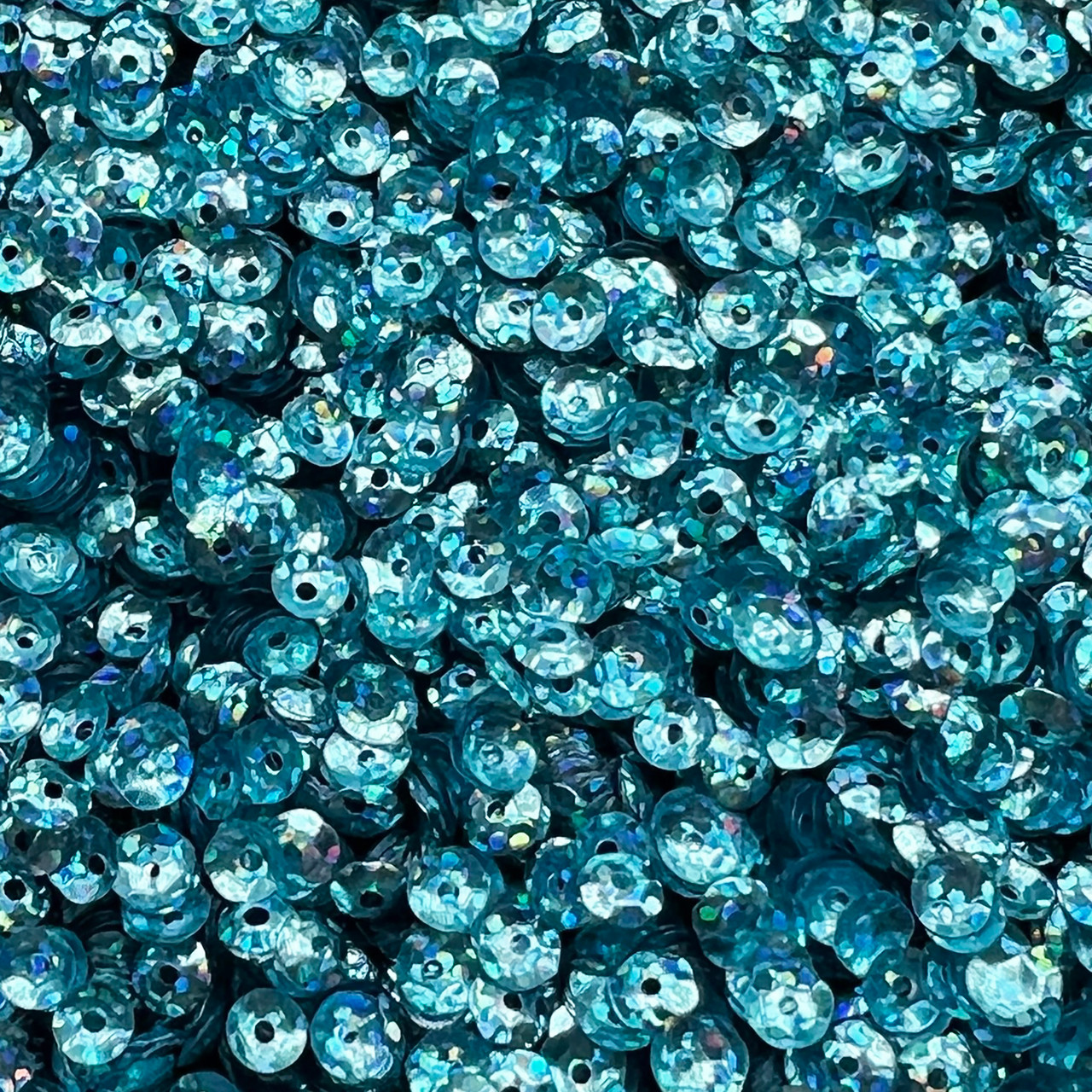 5mm Cup Sequins Pale Blue Hologram