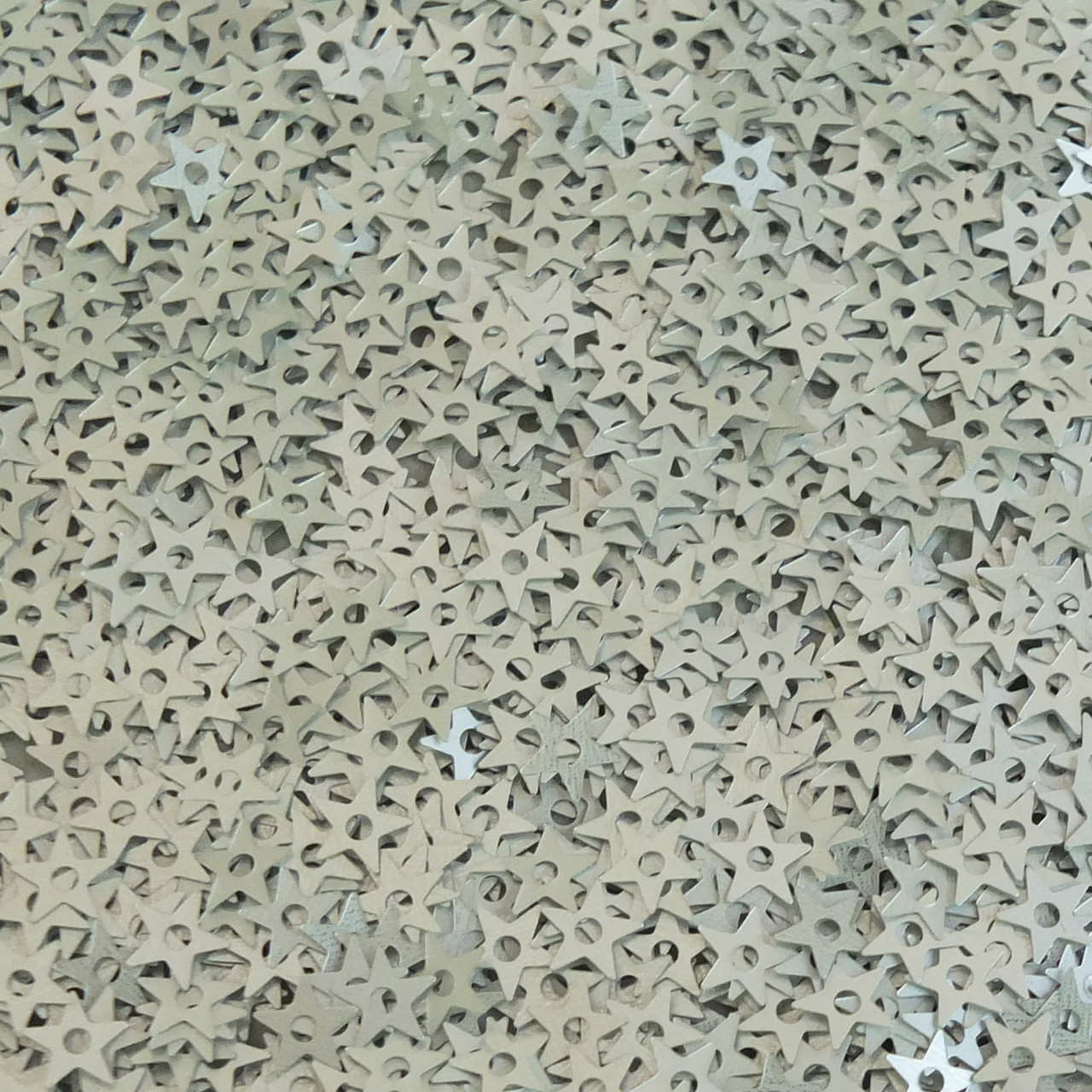 Star Sequin 5mm Silver Matte Made in USA