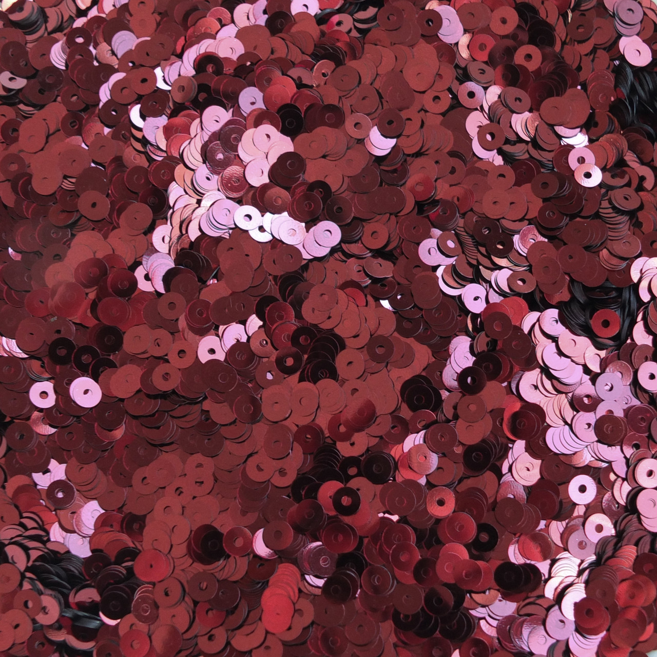 5mm Flat Sequins Burgundy Wine Red Shiny Metallic