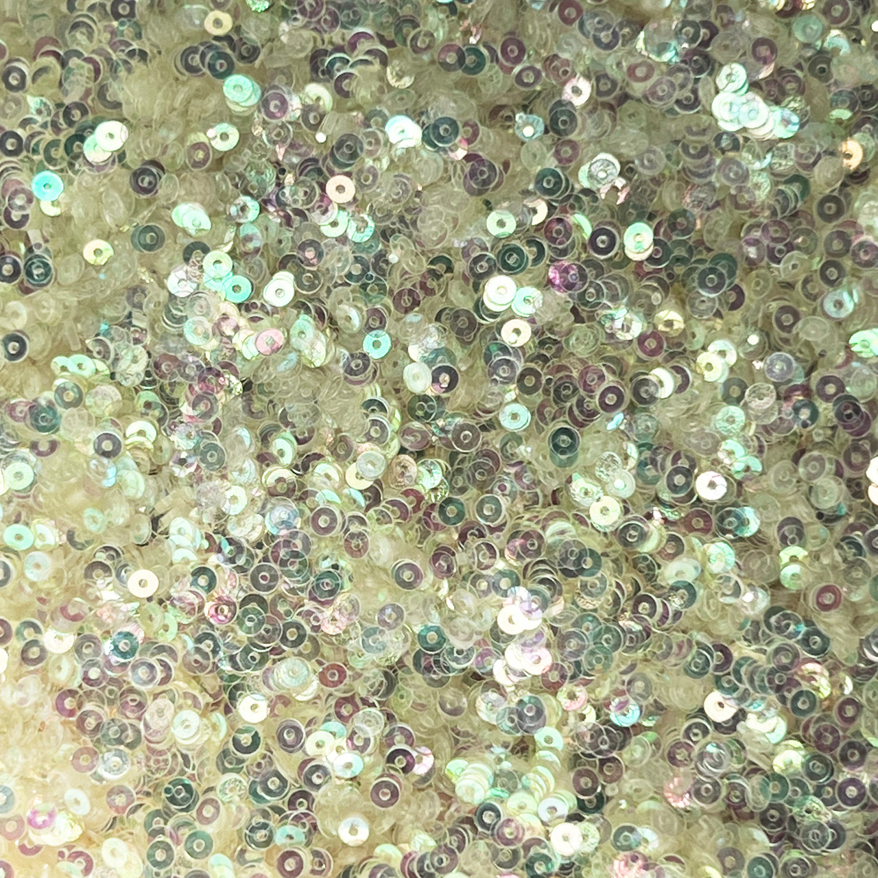 3mm Sequins Crystallina Golden Mirror Shiny Iridescent