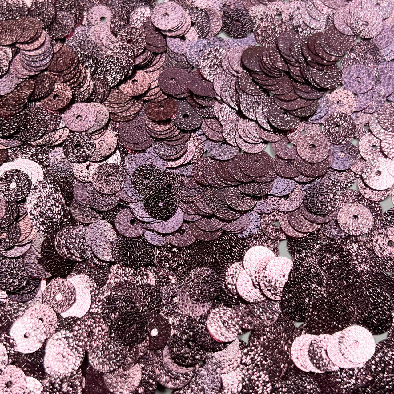 8mm Sequins Pink Metallic Embossed Texture