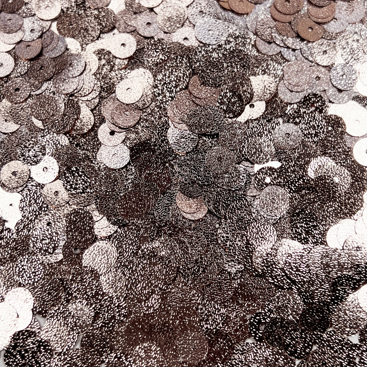 5mm Sequins Mink Pink Metallic Embossed Texture