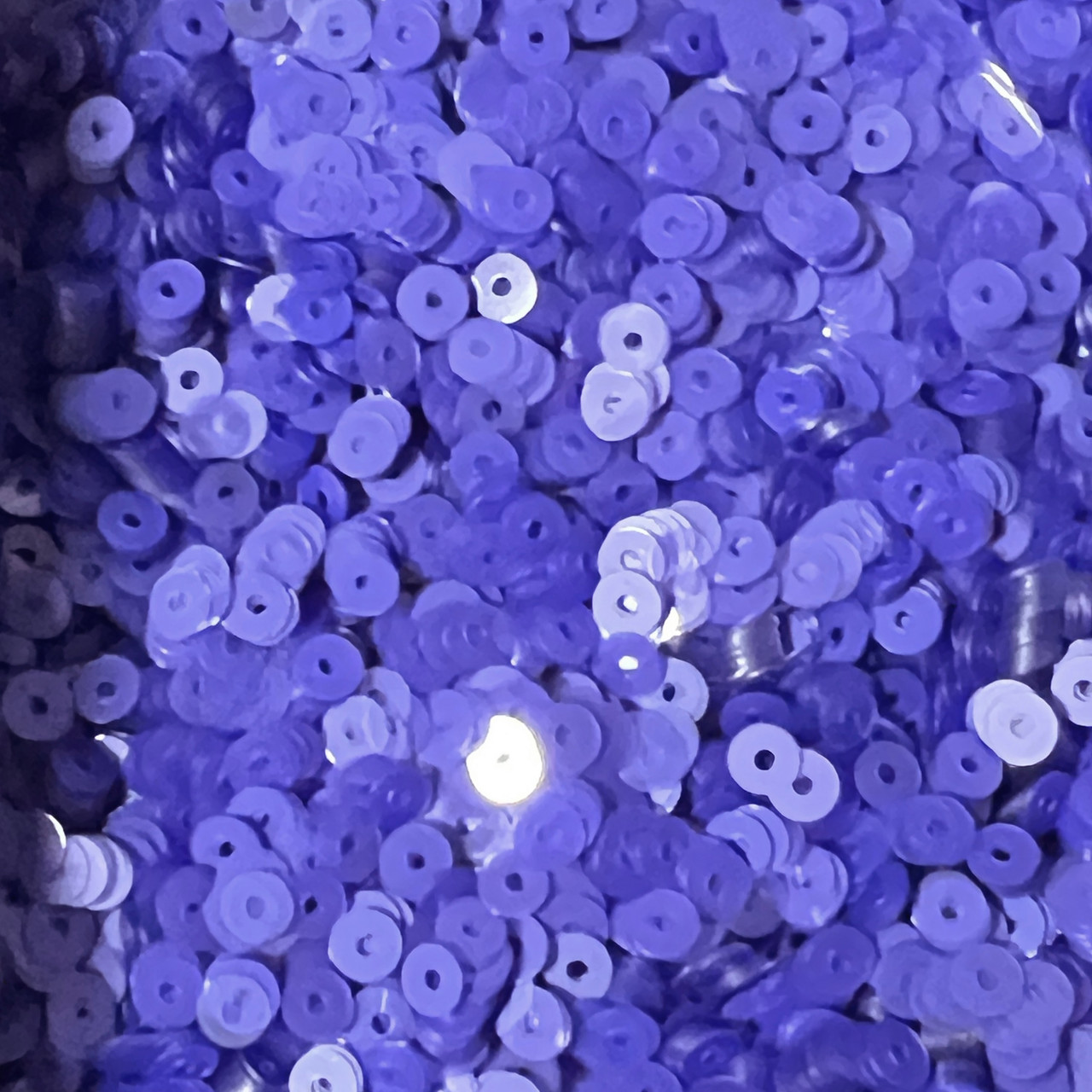 5mm Sequins Lilac Light Purple Transparent Glossy Matte