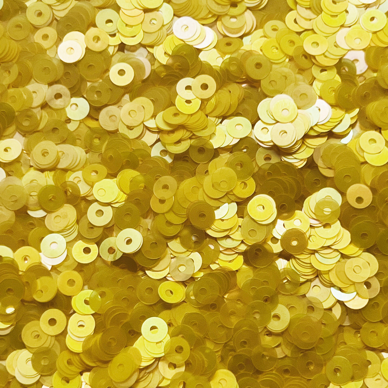 5mm Flat Sequins Mango Matte Rainbow Frost Made in USA