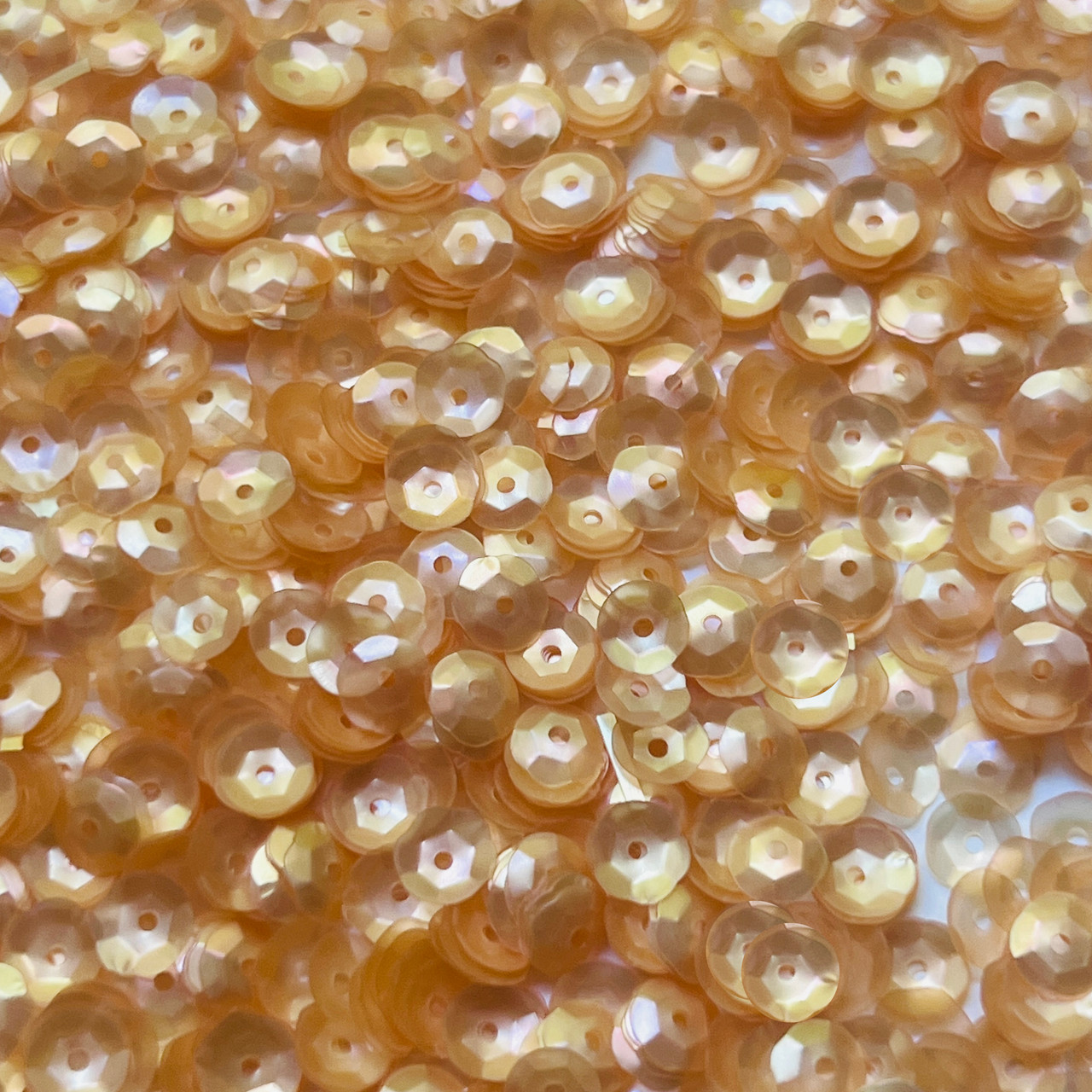6mm Cup Mango Orange Matte Rainbow Frost Made in USA