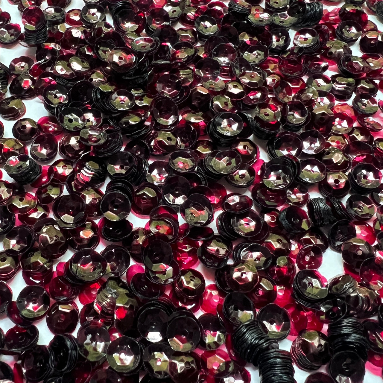 6mm Cup Wine Berry Transparent Made in USA
