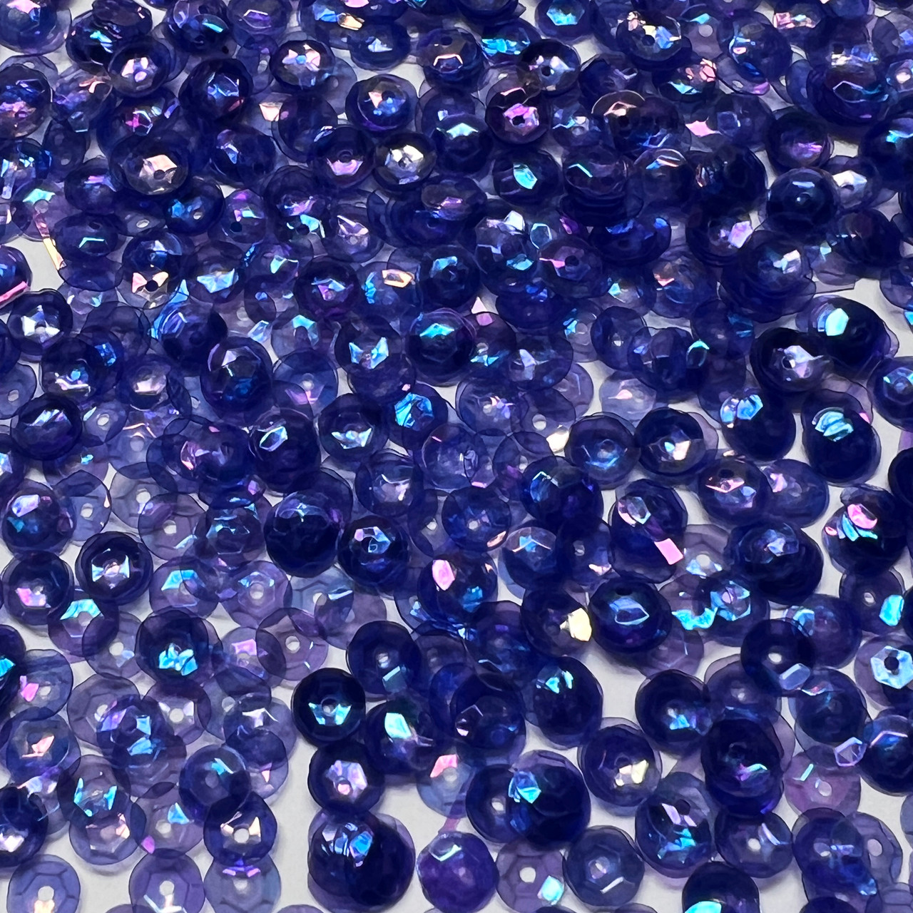 6mm Cup Amethyst Purple Crystal Rainbow Iris Made in USA