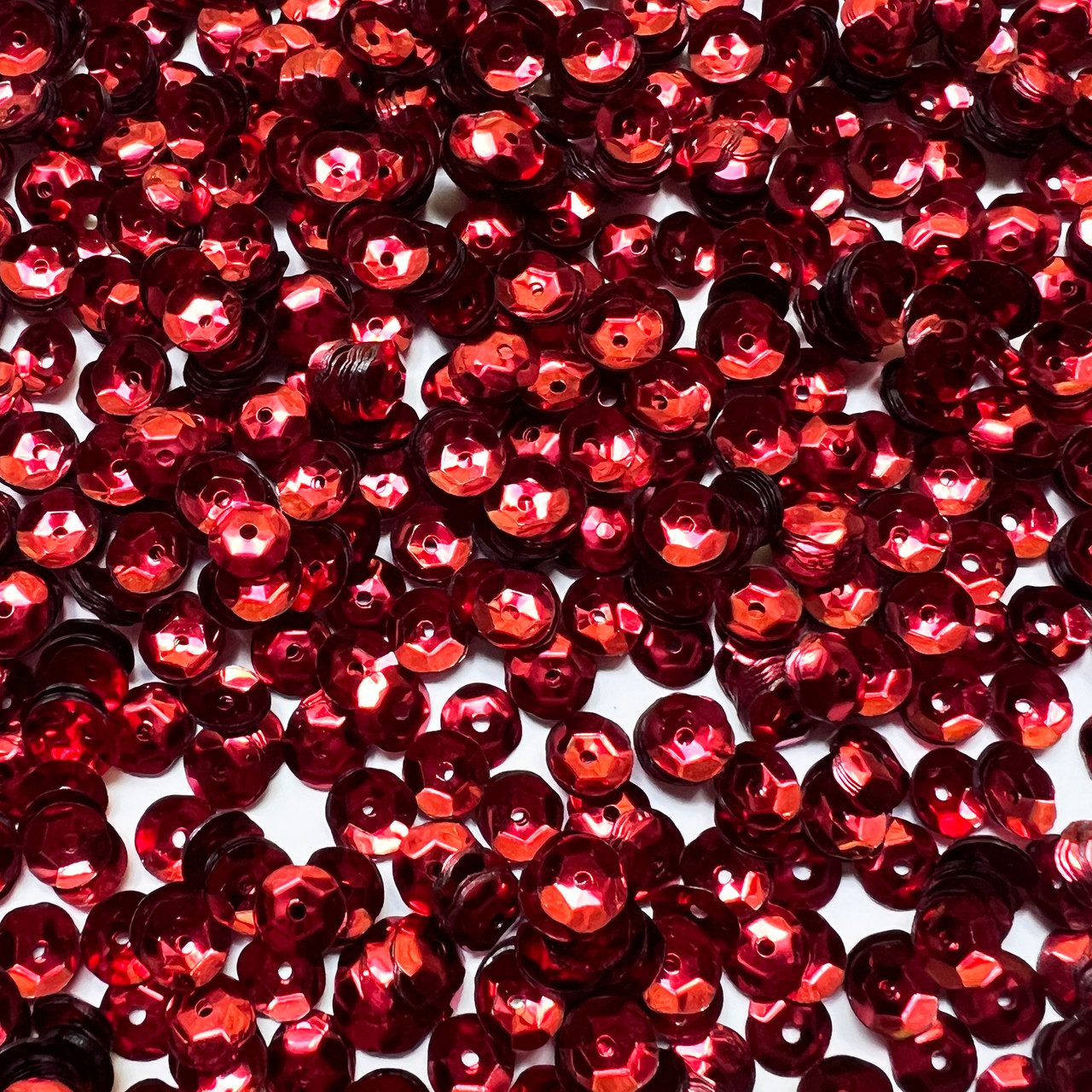 6mm Cup Cherry Red Pink Metallic Made in USA