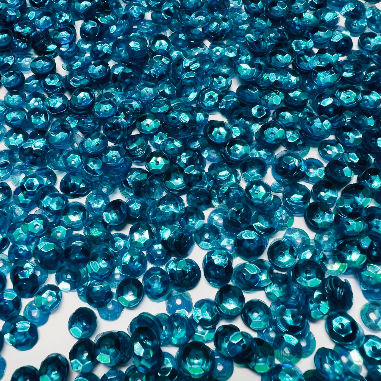 6mm Cup Aqua Crystal Iris Made in USA
