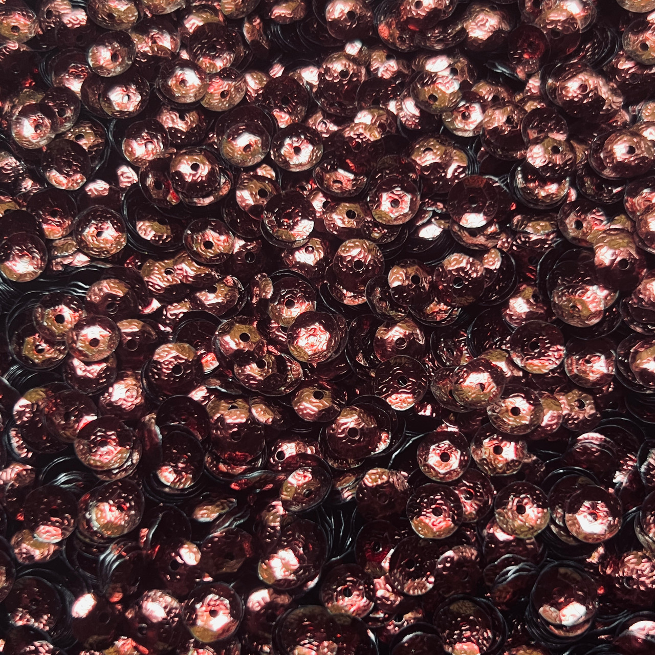 6mm Cup Bronze Brown Metallic Embossed Texture Made in USA