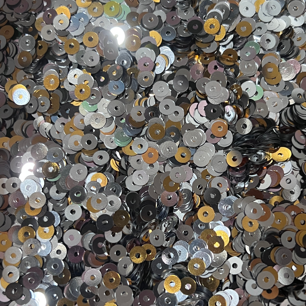 4mm Sequins Gold Silver Metallic Duo Made in USA