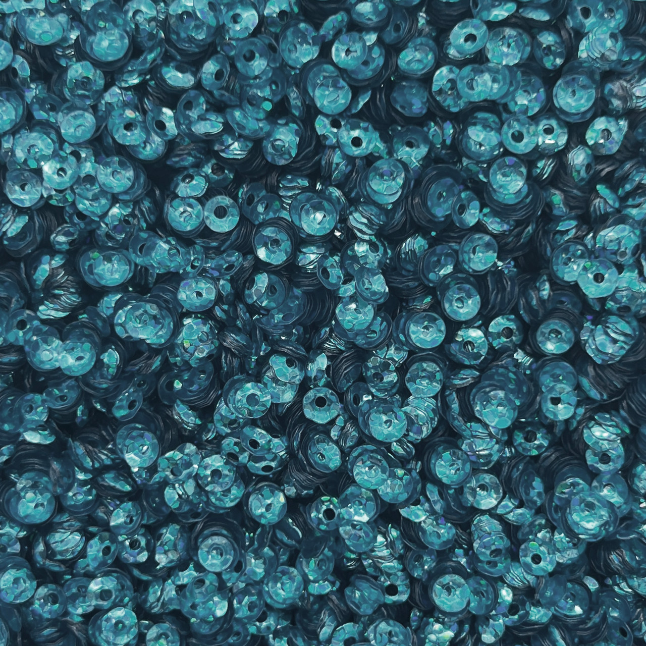 4mm Cup Sequins Pale Blue Hologram Glitter Sparkle