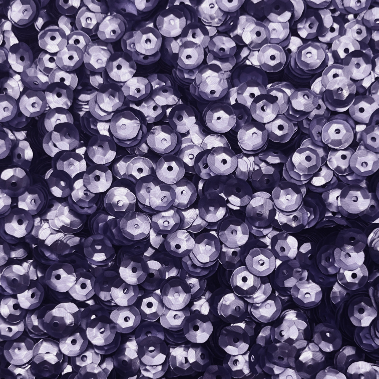 6mm Cup Sequins Lavender Matte Satin Shimmer