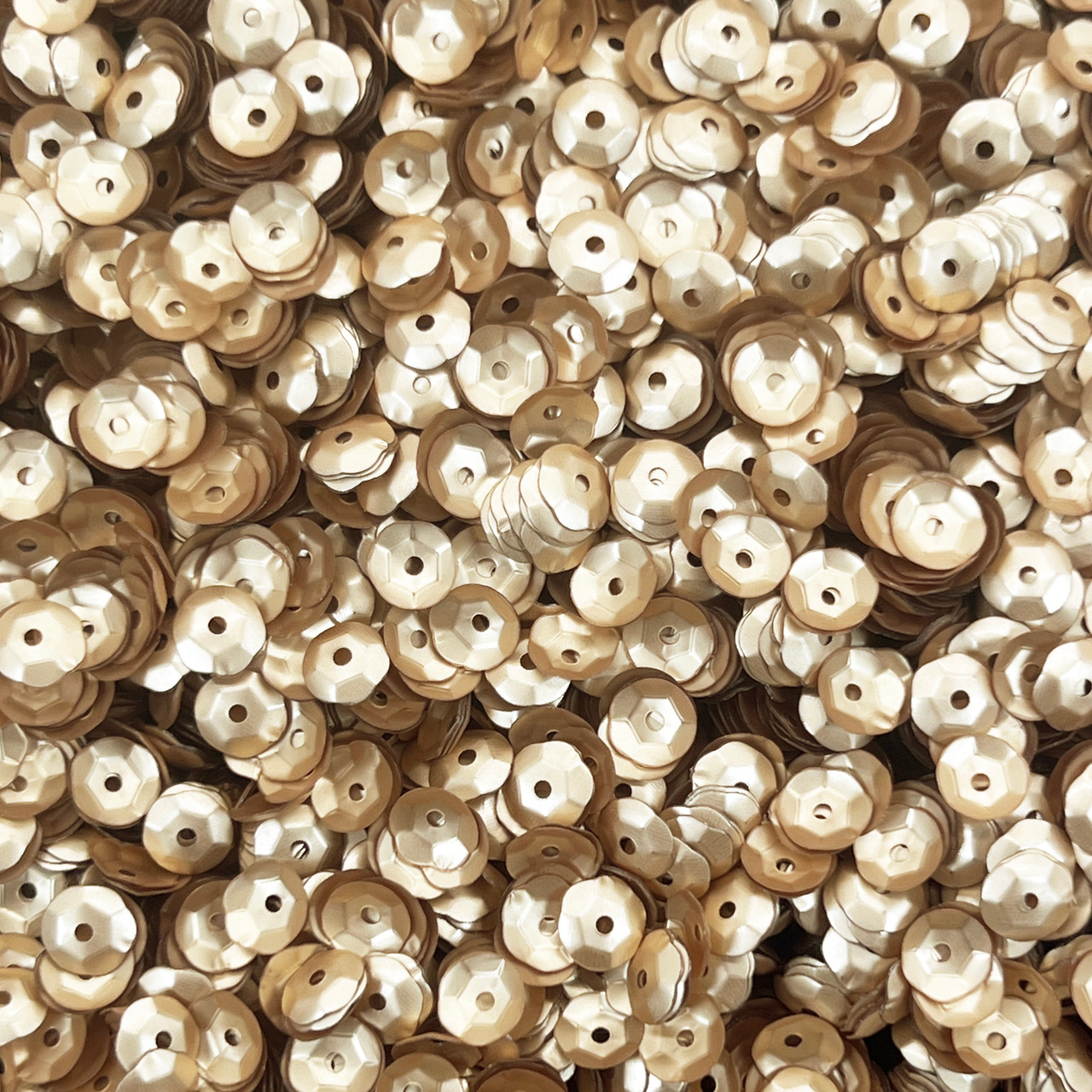 6mm Cup Sequins Bright Gold Matte Metallic Made in USA