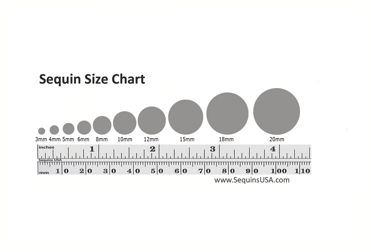 Sequin Size Chart
