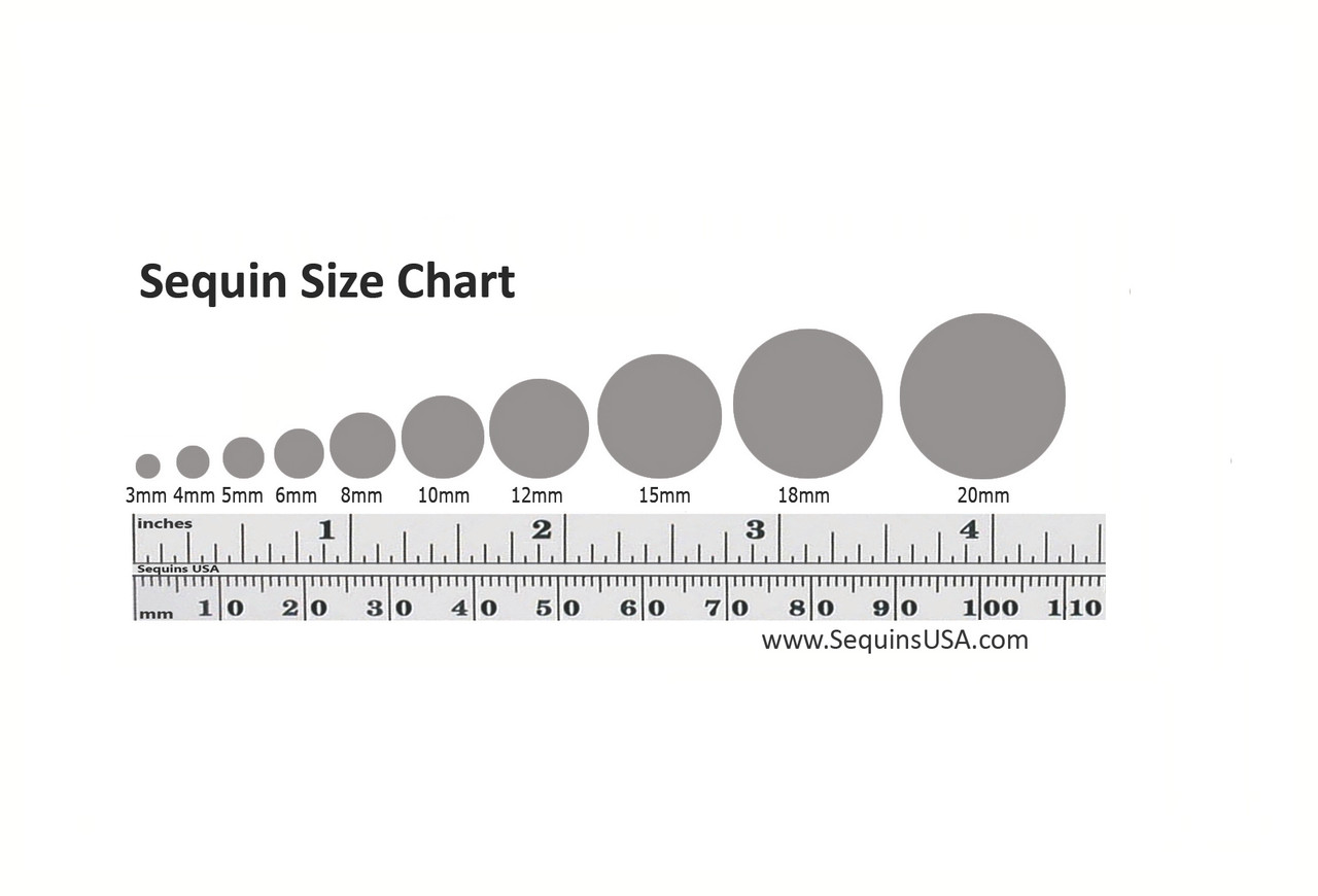 Sequin Size Chart