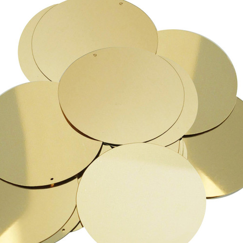1.5" gold sequins