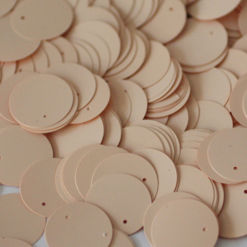 20mm Sequins Peach Opaque