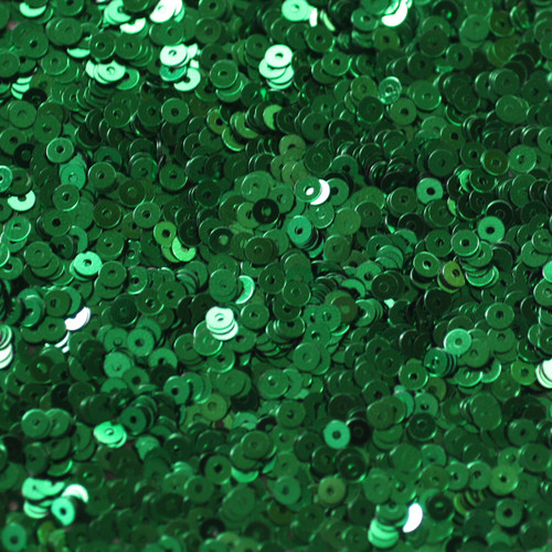 3mm Sequins Green Metallic