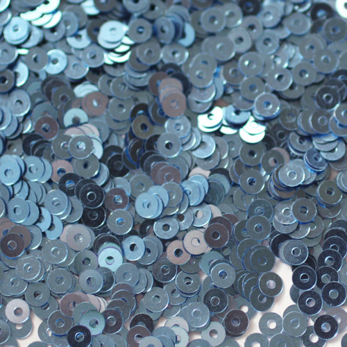 3mm Sequins Light Blue Metallic