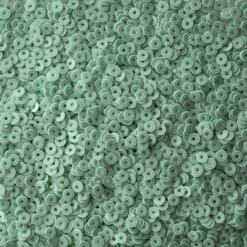 3mm Sequins Mint Green Opaque