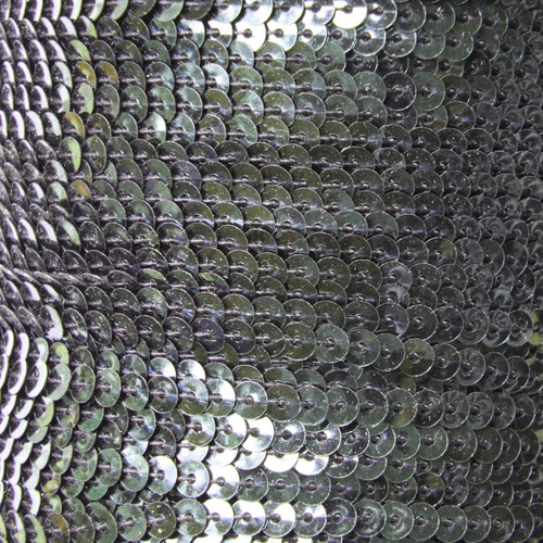 Sequin Trim 4mm Deep Forest Green Transparent See-Thru