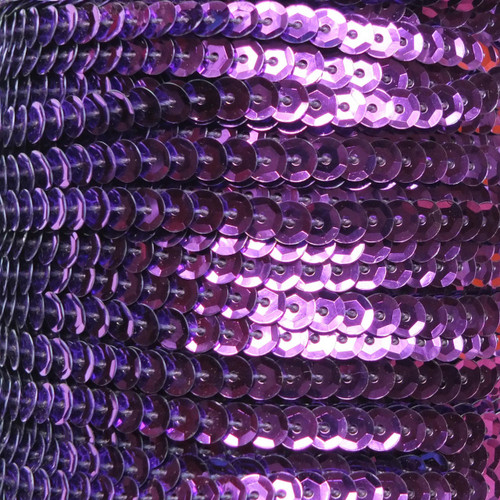 Sequin Trim 5mm Cup Purple Metallic