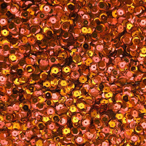 6mm Cup Sequins Hot Pink and Orange Fluorescent Metallic