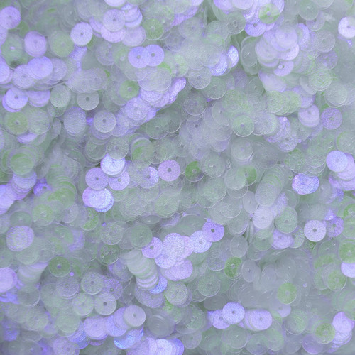6mm Sequins Violet Purple Crystal Moonbeam Luminescent
