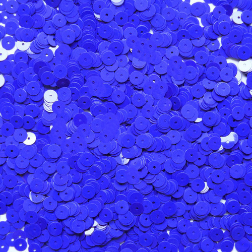 6mm Sequins Royal Blue Opaque