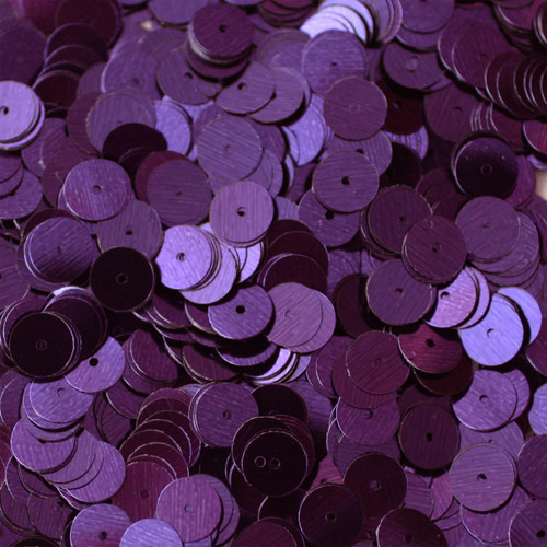 8mm Sequins Deep Purple Metallic